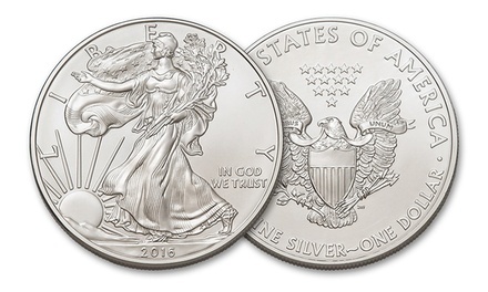 Pure Silver American Eagle Dollar Coin