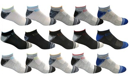 Men's Assorted Low-Cut Athletic Socks (30-Pack)