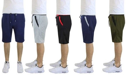 Galaxy by Harvic Men's French Terry Sweat Shorts With Contrast Trim (3-pack)