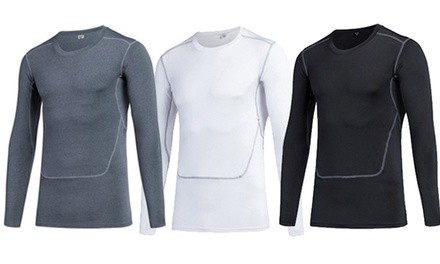 Men's Quick-Dry Long-Sleeve Compression Shirt