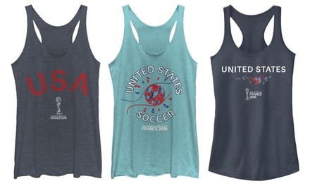 FIFA Women's Junior World Cup US & Canada T-Shirt. Plus Sizes Available.