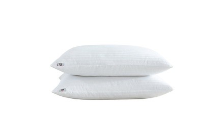 Down Alternative Resting Pillows with Cloud Cotton Protectors (2-Pack)