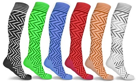 DCF Knee-High Compression Socks (6 Pairs)