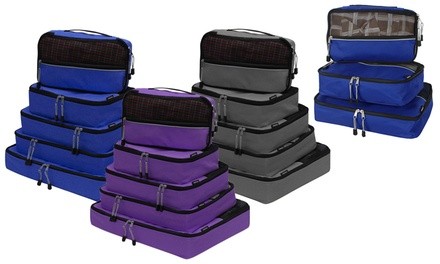 Verdi Packing Cube Organizer Set with Zipper Pockets (3- or 5-Piece)