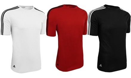 Adidas Men's Climalite 3-Stripes Performance Active T-Shirt (S-3XL)