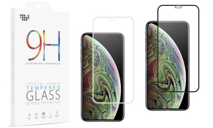 3D Full-Coverage Tempered Glass Screen Protector for iPhone 8, XS, or Max