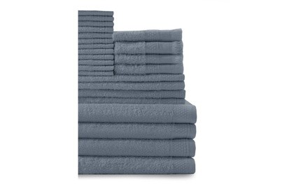 100% Cotton Bath Towel Set (24-Piece)