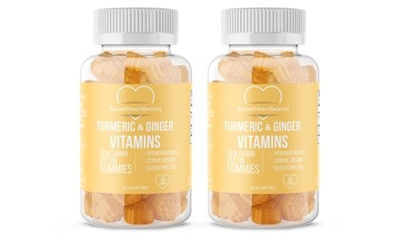 Premium Turmeric and Ginger Gummies Dietary Supplement (1- or 2-Pack)