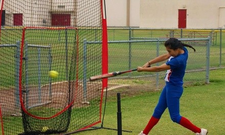 iMounTEK 7'x7' Baseball & Softball Practice Training Net with Carrying Bag