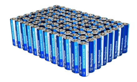 Westinghouse AA or AAA Alkaline Batteries (96-Pack)