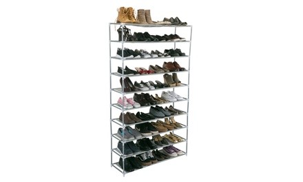 Simplify 50-Pair Shoe Rack