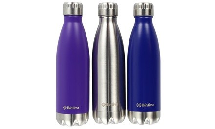 Bintiva Double-Walled Vacuum-Insulated Stainless Steel Water Bottle