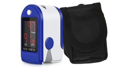 Fingertip Pulse Oximeter Blood Oxygen Saturation Monitor and Heart Beat Monitor