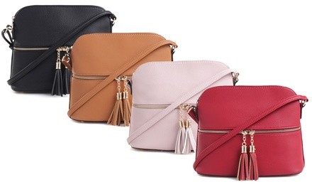 MKII Women's Bella Tassel Charm Crossbody Purse