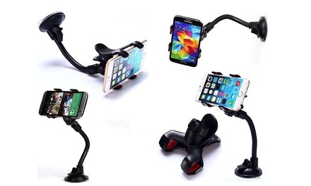 RuvTech 360° Flexible Rotating Gooseneck Mobile Device Clamp