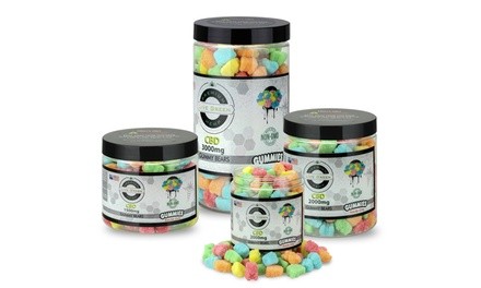 Sour CBD Gummy Bears (750mg, 1500mg, 2000mg, 3000mg) from Live Green Hemp