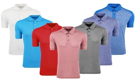 Adidas Men's ClimaLite Heathered Polo (XS-3XL)