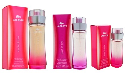 Lacoste Touch Of Pink Eau de Toilette for Women. Multiple Sizes Available