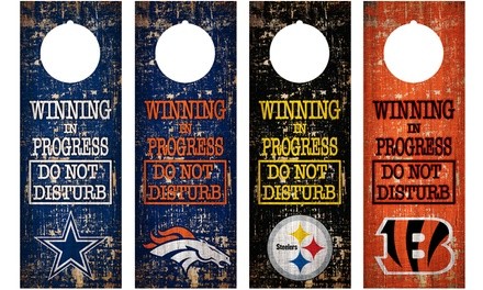 Fan Creations NFL Do Not Disturb Door Hanger