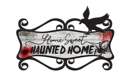 Halloween Home Sweet Haunted Home Sign