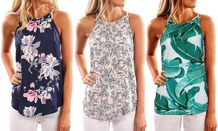 Leo Rosi Allie Women's Floral Top. Plus Sizes Available.