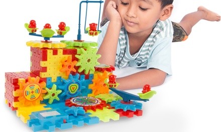 Hey! Play! Interlocking Gear Building Set (81-Piece)