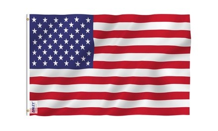 USA ANLEY Fly Breeze American Banner Flag with Brass Grommets 4 x 6 Ft