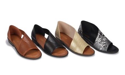 Sociology Colette Women's Open Toe Sandals | Groupon Exclusive