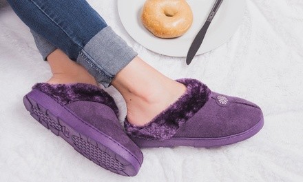 Muk Luks Women's Polysuede Clogs (Up to Size 11-12)