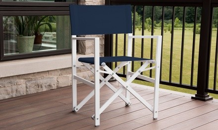 Vivere Studio Aluminum Folding Director's Chair