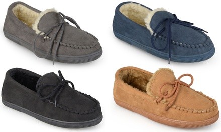 Boston Traveler Men's Moccasin Slippers