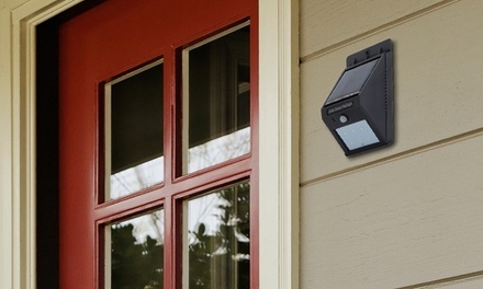 Solar-Power Motion-Activated Outdoor Wall Light