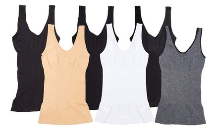 Women's Firm Compression Shaping Camisole (4-Pack). Plus Sizes Available.