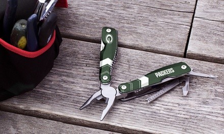 The Sports Vault NFL Stainless Steel Utility Multi-Tool (10-Piece)