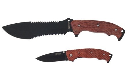 Whetstone Hunting and Pocket Knife Set (3-Piece)