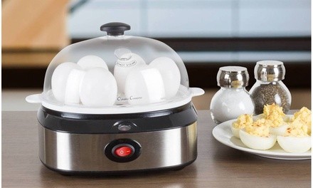 Multi-Function Electric 7-Egg Cooker with Automatic Shutoff