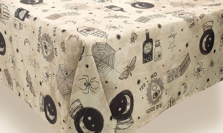 Halloween Spooks and Spells Fabric Table Cover