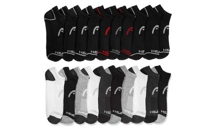 Head Men's Athletic Ankle Socks (20 Pairs)