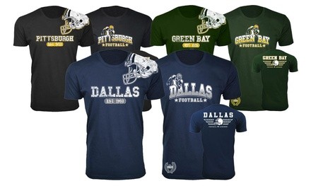 2-Pack Men's Super Fan Football T-Shirts (S-3XL