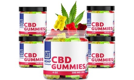 CBD Gummy Bears from Hemp Techniques (100mg, 500mg, 1000mg or 1500mg)