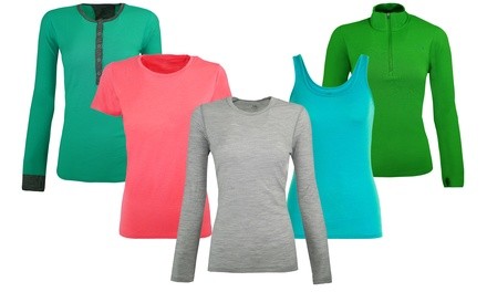 Icebreaker Women's Merino Wool Performance Tops