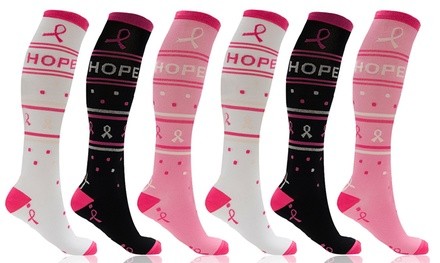 Hope Compression Socks (3-Pairs or 6-Pairs)