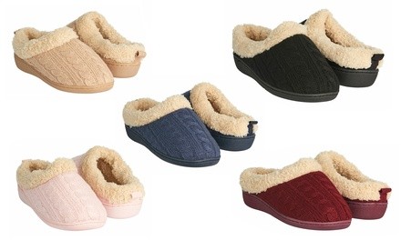 Seranoma Women's Cable Knit Slipper