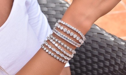 Luxury Crystal Tennis Bracelet Collection (Multiple Options)