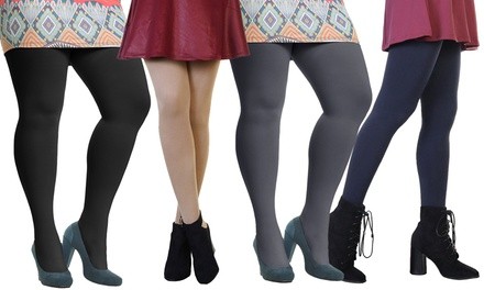 Angelina Brushed Fleece-Lined Tights (Single Pack)