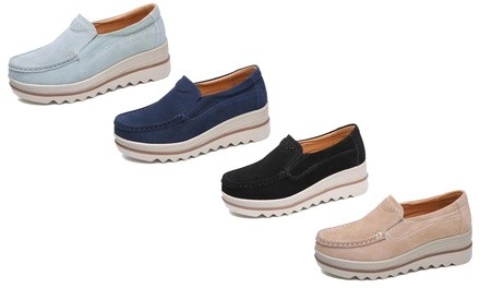 Women's Slip-On Platform Loafers