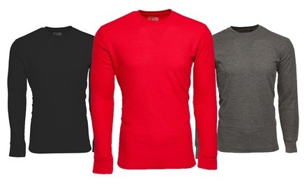 Vertical Sport Men's Waffle-Knit Thermal Shirts (S-5XL)