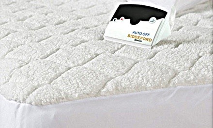 Biddeford Quilted Sherpa Digital Heated Mattress Pad