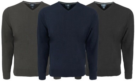 Cutter & Buck Men's Lakemont V-Neck Sweater (XB-5XB & Tall Sizes)