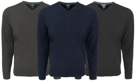 Cutter & Buck Men's Lakemont V-Neck Sweater (XB-5XB & Tall Sizes)